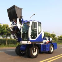 Bétonnière autochargeante robuste adaptée aux chantiers de construction et de bétonnage