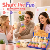Jouet anti-stress ultra-réaliste en mousse PU/TPR écologique en forme de cacahuète, à remontée lente, doux à presser, de qualité professionnelle