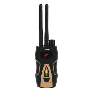 Détecteur de caméra de haute qualité T8000, double antenne, anti-espionnage, accessoires de sécurité cachés, détecteur de signal RF, chercheur avec alarme par application - Product Image 1