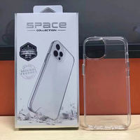 Funda Protectora de Lujo a Prueba de Golpes para 17 16 15 14 13 12 11 Pro Max, Muestra Gratis, Acrílico+TPU, Varios Colores