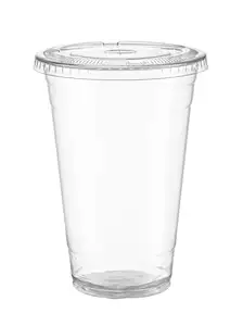 뚜껑이있는 단단한 플라스틱 컵 제조업체 도매 일회용 pp 물 컵 7 oz 플라스틱 유리 컵
