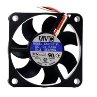C5010T12L Original 5010 12V 0.15A 5CM vent élevé ordinateur CPU puissance OEM pris en charge roulement à billes en plastique lame ventilateur de refroidissement