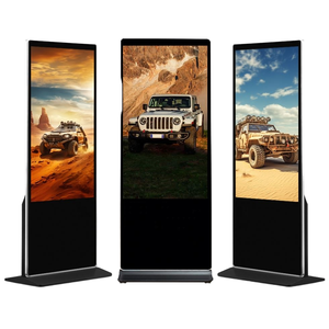 Pantalla Digital Capacitiva de Señalización Digital de 32 Pulgadas HD LCD con Sistema Operativo Android/Windows, IP65, OEM, para Publicidad en Tiendas Minoristas, Montaje en Suelo - Product Image 1