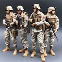 Figuras de Acción Militares de PVC Plástico Realistas en 3D de 6 Pulgadas Personalizadas, Juguete al por Mayor para Adultos y Niños