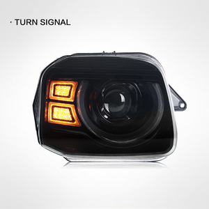Faro Delantero LED para Automóvil, para Suzuki Jimny 2007-2015, DRL, Señal de Giro Dinámica, Estilo Defender, Proyectores - Product Image 4