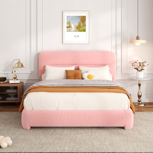 Muebles de Dormitorio Modernos de Lujo en Madera, <span class=keywords><strong>Cama</strong></span> Acolchada, <span class=keywords><strong>Cama</strong></span> Doble King Size, Base de <span class=keywords><strong>Cama</strong></span> de Cuero <span class=keywords><strong>con</strong></span> Diseño Elegante - Product Image 2