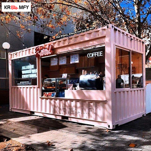 Cuisine commerciale en conteneur 2026 avec table de bar automatique en fibre de verre et aluminium et armoires modernes pour la restauration de snacks - Product Image 3