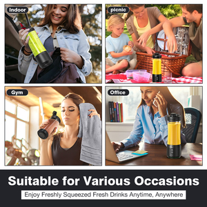 Nouvel Arrivage 2026 – Mixeur Portable Rechargeable 600ml, Design Usine, Broye Glace, Mixeur Électrique pour Jus, Idéal Voiture, Hôtel, Camping - Product Image 5