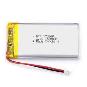 3.7v 1500mah lithium polymer battery lipo for helmet - Product Image 1