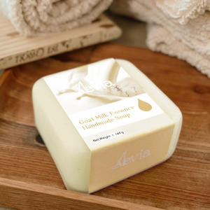 Jabón de esencia de leche de cabra hecho a mano, 145 gramos, jabón blanqueador e hidratante para adultos y niños con jabón de viaje con sabor a leche - Product Image 3