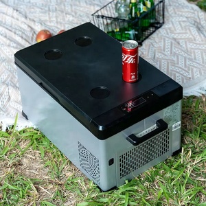 Nevera Portátil para Auto de 45L con Doble Puerta, Compresor de 12V, Congelador Portátil con Zonas de Temperatura Dual, Carcasa Metálica para Uso en Auto y Hogar - Product Image 4