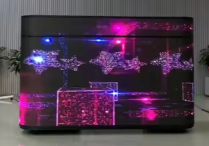 Liền mạch 2.5 mét Pixel pitch Night Bar kỹ thuật số màn hình <span class=keywords><strong>LED</strong></span> trong nhà DJ bảng gian hàng mặt tiền với văn bản hiển thị cho nền sân khấu - Product Image 3