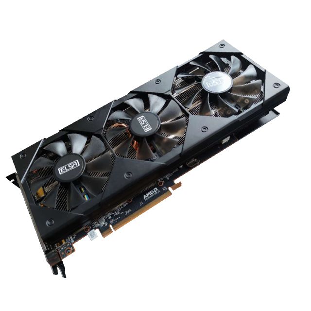 Desktop Game VGA ELSA Graphics Card 256 Bit GDDR6 RX 5700XT 8GB