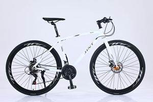 ราคาดีที่สุด |   จักรยานเสือหมอบแฮนด์แบน JINT Alloy |   จักรยานเสือภูเขาแบบ Hardtail 21 สปีด พร้อมดิสก์เบรก ล้อ 700c สำหรับการเดินทางและออกกำลังกาย (ผู้ชาย/ผู้หญิง) - Product Image 6