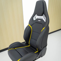 Sièges en cuir décoratifs en fibre de carbone pour GT AMG W190, emballage d'origine, housses de sièges de voiture modifiées, vente chaude