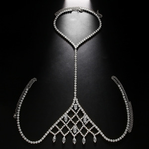 Atacado Men's Sexy Cintura Cadeia Ouro Rhinestone Cadeia Corpo Acessório para Homens Pendurado Pescoço Chest <span class=keywords><strong>Chain</strong></span> - Product Image 4