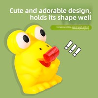 Jouet Squishy Grenouille Dinosaure à Langue Extensible, Style TikTok, Son Couineur, Anti-Stress à Remontée Lente, Poupée de Décompression à Presser, Cadeau