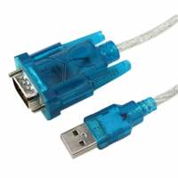 Cable Serial USB 2.0 a RS232 de Alta Calidad, Adaptador Convertidor con Conector Hembra DB9