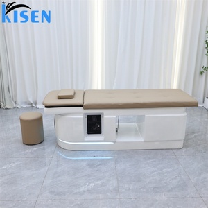 Kisen Luxury Salon Shampoo Bed Japanese Head Spa Machine Thai Massage Table Premium Beauty Salon Furniture Set with <b>Led</b> <b>Light</b> - Product Image 4