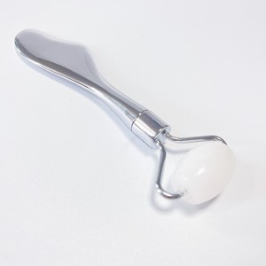 Masseur facial Gua Sha de haute qualité en jade blanc, outil de sculpture du visage, rouleau de massage en jade, ensemble Gua Sha - Product Image 4