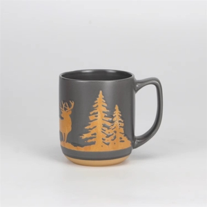 Tazas de café de gres con asa <span class=keywords><strong>grande</strong></span>, gran capacidad, serigrafía bajo esmalte, diseño navideño, populares - Product Image 4
