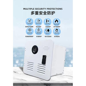 Calentador de Agua a Gas para RV de 12L, Temperatura Constante, Vertical, Instantáneo, con Pantalla LED, Carcasa Metálica, Entrada Inferior - Product Image 1