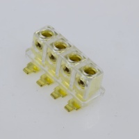 Bornes de connexion plaquées or pour amplificateur, 4P, à souder sur circuit imprimé, pour audio