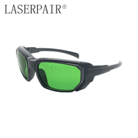 Lunettes de sécurité laser à monture intégrale en polycarbonate CE TR90 pour le traitement dentaire, protection des yeux 200-460nm & 630-670nm & 800-1090nm