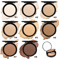 Fond de Teint et Poudre Visage Compacte Maquillage pour Femme Marque Blanche