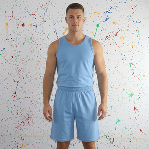 URBAN PRODUCTIONS Short en toile respirant à séchage rapide pour homme, uni et décontracté - Product Image 1