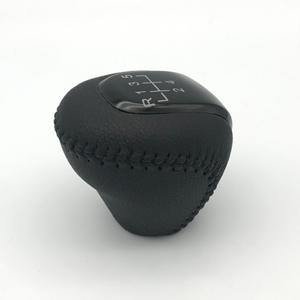 Pomo de palanca de cambios de cuero negro de 5 velocidades manual para Buick Excelle Opel, pomo de cambio ergonómico - Product Image 4