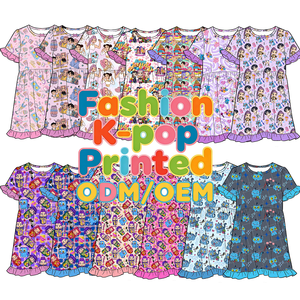 <span class=keywords><strong>Disfraz</strong></span> de Cazadora de Demonios K-Pop en Oferta, Ropa de Dibujos Animados, Vestido de Princesa con Lazo para Niña, Manga Corta, Largo hasta la Rodilla - Product Image 1