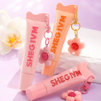 Grosir Liontin Bunga, Tabung Lembut, Lip Mud, Lip Gloss Velvet Matte, Gantungan Kunci Portabel, Lipstik Cair, Riasan Pelajar