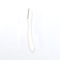 Rasoir à sourcils de sécurité avec lame en acier inoxydable, tondeuse à sourcils portable pour femmes, outil de maquillage pour le modelage des poils du visage