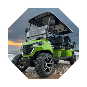 Chariot de golf tout-terrain électrique à batterie au lithium automatique 4 + 2 sièges 36V de haute qualité - Product Image 2