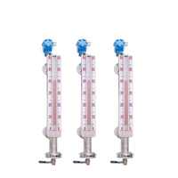 Jauge de niveau magnétique industrielle NUOYING avec construction en acier inoxydable, sortie 4-20mA/RS485, haute précision pour l'industrie chimique