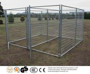 Pabrik kualitas tinggi 6 kaki 10 kaki rantai Link panel logam tugas berat di luar berjalan bermain kandang besar luar ruangan kucing anjing kandang untuk hewan peliharaan - Product Image 5