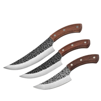 6 Inch Hand Gesmeed Uitbenen Slager Messen Met Rvs Fileermes Groente Chef Messen Voor Keuken Camping Bbq