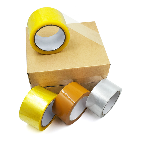 1.5 Inch 38 Micron Heavy Duty BOPP Packing Tape Crystal Clear Acrylic Adhesive Customizable for Carton Sealing