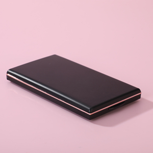 Chất lượng cao màu đen vuông bột nhựa Blush nhỏ gọn <span class=keywords><strong>container</strong></span> với snap ốc vít và gương cho mỹ phẩm bán buôn - Product Image 3