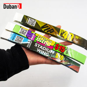 Bracelets en papier synthétique imprimés sur mesure, imperméables, résistants aux déchirures, bracelets d'<span class=keywords><strong>admission</strong></span> pour événements, vente en gros - Product Image 4