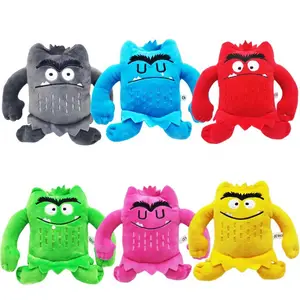 Manufacturer New Arrival The Color Monster Stuffed Animal Toys Plush Kids Doll My Emotional Little Monster Plush Toy