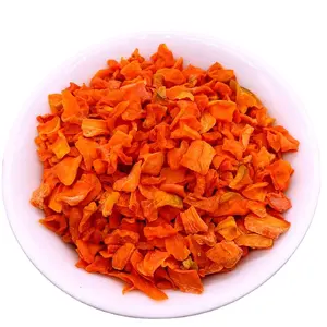 Dried Carrot Dehydrated Vegetables Carrot Flake Food Grade Bulk Packaging 11MT/20FCL 20kg/carton from CN;JIA Steamed 20 Kg Cube