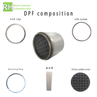 Universal DPF system diesel particulate filter Exhaust for Mercedes-Benz truck parts Sic catalytic converter catalyst 0014906292