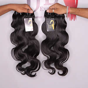 ผมมนุษย์ดิบหยิกเป็นลอนผมสีดำธรรมชาติ - Product Image 1