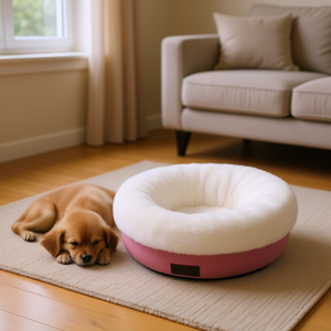 Cuccia per cani Yommy 55x55x27cm in peluche impermeabile con fondo antiscivolo - Product Image 2