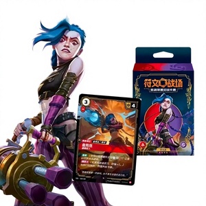 Jeu de cartes à collectionner Riftbound TCG Origins Series 1 Hero Starter Deck, scellé en usine, Jinx Viktor <span class=keywords><strong>Lee</strong></span> <span class=keywords><strong>Sin</strong></span>, jeu de cartes d'anime - Product Image 3