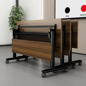 Table de conférence Zhuo Mu Anbang 2011 pour 2-3 personnes, table de réunion de bureau mobile avec combinaison de chaises - Product Image 2