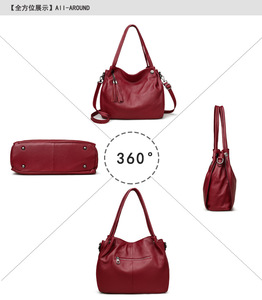 Womens Shoulder Satchel <b>Bags</b> Tote Purse Hobo Shoulder <b>Bag</b> Fashion Top Handle Pocketbook <b>Soft</b> Genuine <b>Leather</b> Handbag - Product Image 3