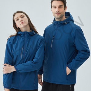 Customized Winter Plus Velvet <b>Warm</b> Clothing Casual Men's Thickened Coat Printed Outdoor Sports <b>Waterproof</b> Windproof <b>Jacket</b> - Product Image 6